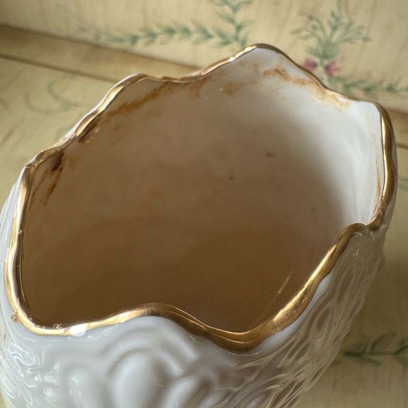 Lenox ivory jacquard vase - Picture 5 of 5